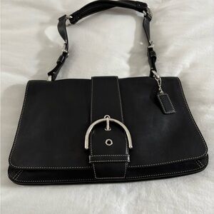 Coach Black leather Soho bag